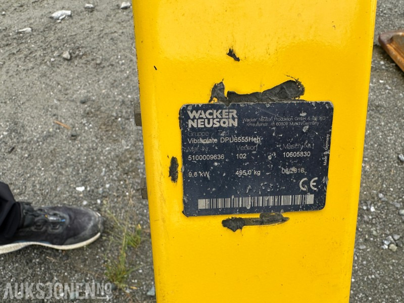 2016 Wacker neuson Vibroplate DPU6555Heh - Rep-objekt - Valjak: slika 3 2016 Wacker neuson Vibroplate DPU6555Heh - Rep-objekt - Valjak: slika 3