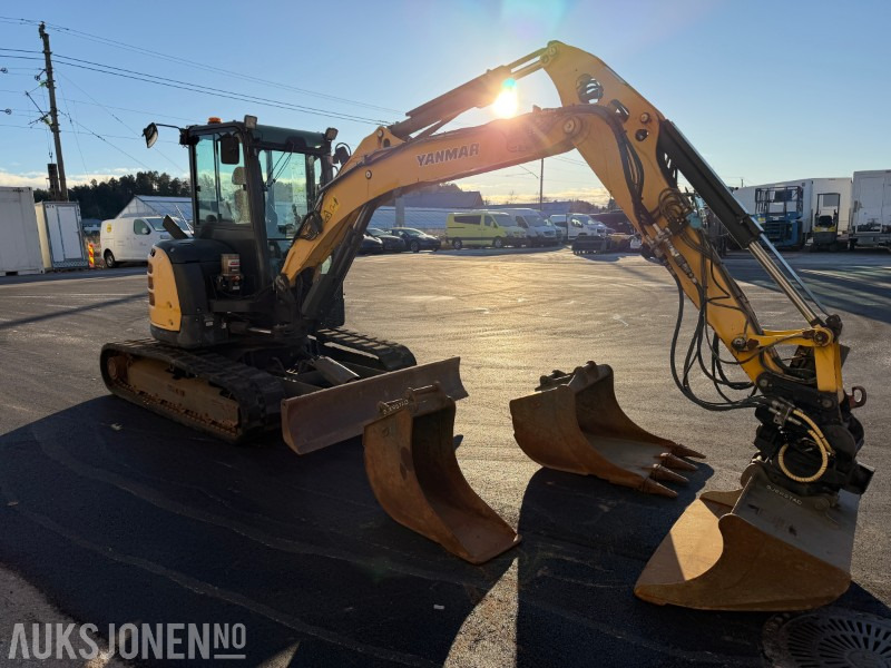 2016 Yanmar VIO57-U minigraver – Rototilt • 3 skuffer • Sentralsmøring • Kun 2 180 timer - Mini bager: slika 3 2016 Yanmar VIO57-U minigraver – Rototilt • 3 skuffer • Sentralsmøring • Kun 2 180 timer - Mini bager: slika 3