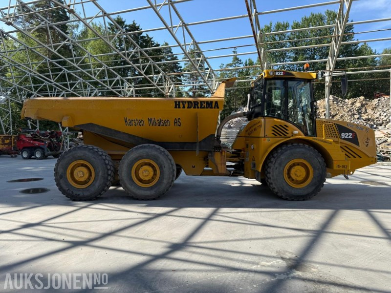 2017 Hydrema 922F 2.55 DUMPER SERVICEHISTORIKK LITE TIMER. - Kiper: slika 3 2017 Hydrema 922F 2.55 DUMPER SERVICEHISTORIKK LITE TIMER. - Kiper: slika 3