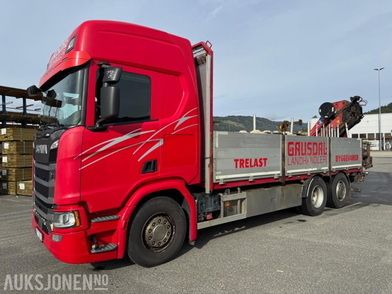 2017 Scania R500 planbil med HMF kran - Kamion sa dizalicom: slika 1 2017 Scania R500 planbil med HMF kran - Kamion sa dizalicom: slika 1