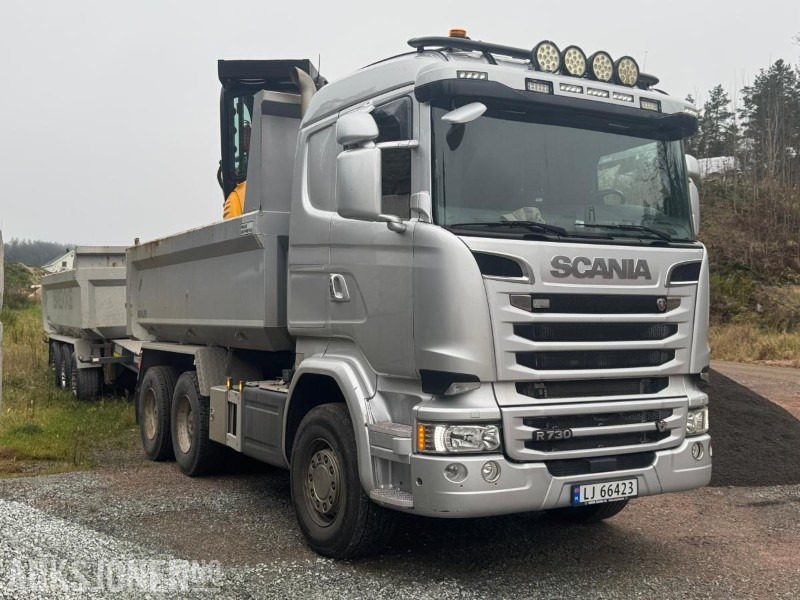 2017 Scania R730 tippbil med Maur trippelkjerre / EURO 6 / 6X4 - Istovarivač: slika 5 2017 Scania R730 tippbil med Maur trippelkjerre / EURO 6 / 6X4 - Istovarivač: slika 5