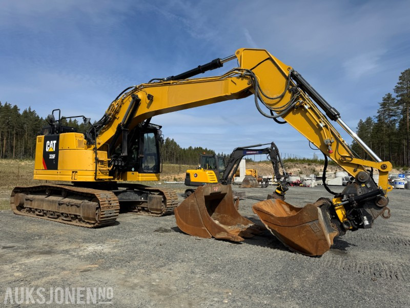 2018 Cat 335 FLCR GRAVEMASKIN, TILTROTATOR, 2 SKUFFER, SENTRALSMØRING, DIESEVARMER, GPS, HAMMERGLASS - Bager: slika 2 2018 Cat 335 FLCR GRAVEMASKIN, TILTROTATOR, 2 SKUFFER, SENTRALSMØRING, DIESEVARMER, GPS, HAMMERGLASS - Bager: slika 2