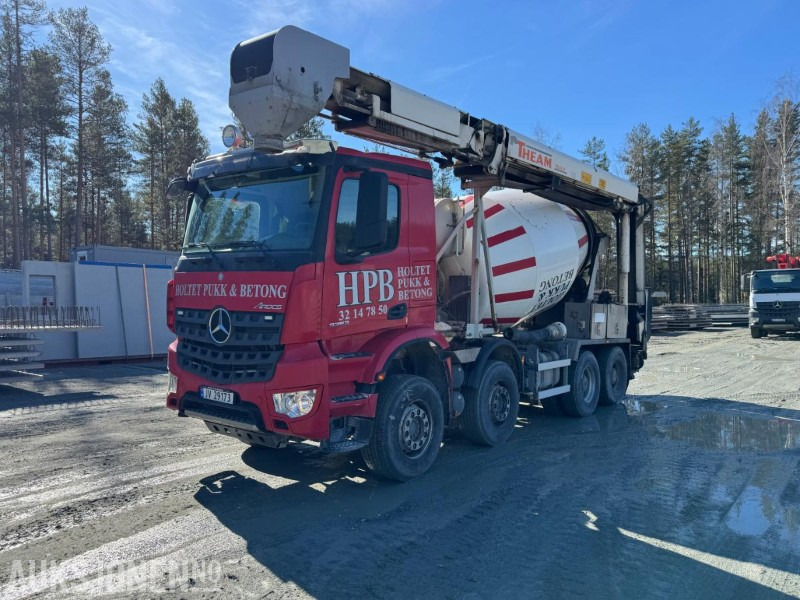 2018 Mercedes-Benz Arocs båndbil til betong - Mikser za beton: slika 1 2018 Mercedes-Benz Arocs båndbil til betong - Mikser za beton: slika 1