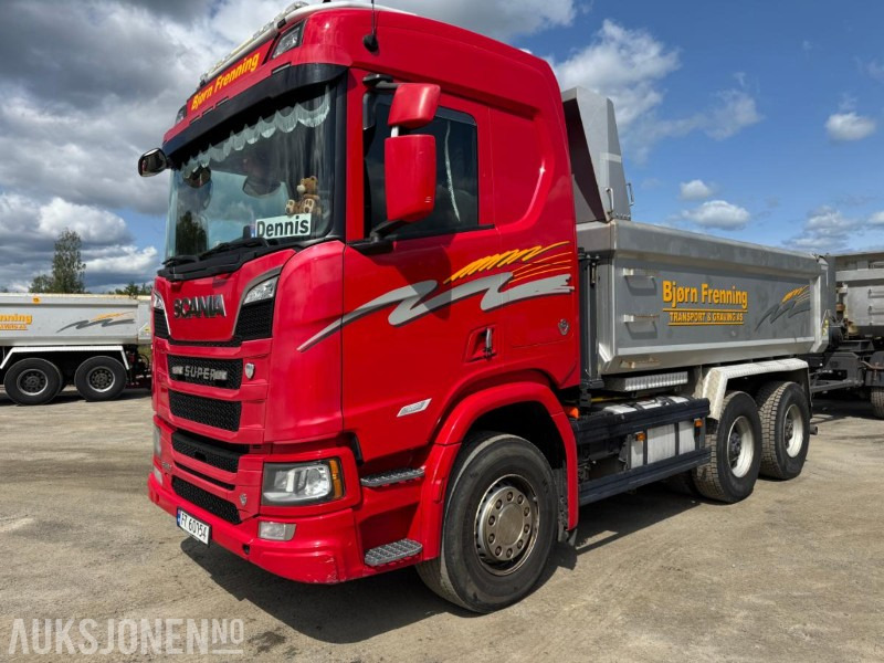 2018 Scania R580 GODT UTSTYRT TIPPBIL MED 3 AKSLET HENGER - Istovarivač: slika 2 2018 Scania R580 GODT UTSTYRT TIPPBIL MED 3 AKSLET HENGER - Istovarivač: slika 2
