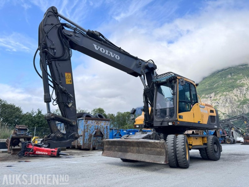 2018 Volvo EW210D Hjulgraver - S70 HK feste - Sentralsmøring - Hammerhydraulikk/tilleggshydraulikk - Multi-X - 1 tannskuffe - Bager: slika 1 2018 Volvo EW210D Hjulgraver - S70 HK feste - Sentralsmøring - Hammerhydraulikk/tilleggshydraulikk - Multi-X - 1 tannskuffe - Bager: slika 1