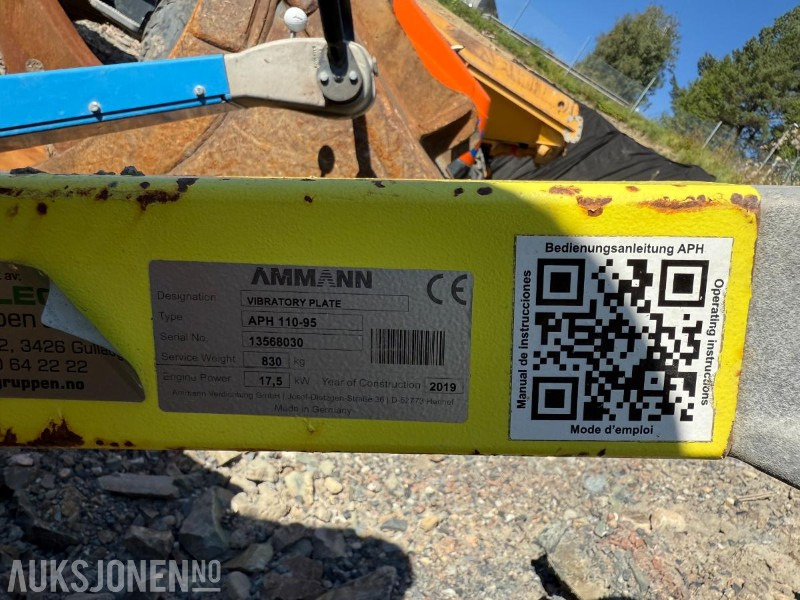 2019 AMMANN APH 110-95 vibroplate / 830kg - Valjak: slika 5 2019 AMMANN APH 110-95 vibroplate / 830kg - Valjak: slika 5