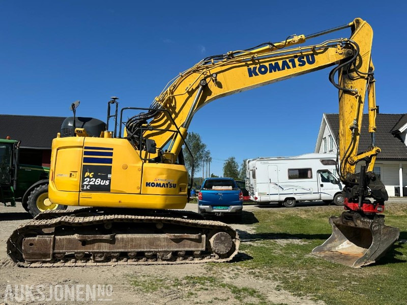 2019 Komatsu PC228USLC-11 - Gravemaskin - Tiltrotator R8 - Topcon GPS - 2skuffer - Sentralsmøring - 4467timer - Bager: slika 5 2019 Komatsu PC228USLC-11 - Gravemaskin - Tiltrotator R8 - Topcon GPS - 2skuffer - Sentralsmøring - 4467timer - Bager: slika 5
