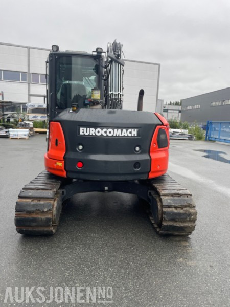 2022 Eurocomach 85SB. Engcon tilt, sentralsmøring, to skuffer, - Bager: slika 2 2022 Eurocomach 85SB. Engcon tilt, sentralsmøring, to skuffer, - Bager: slika 2
