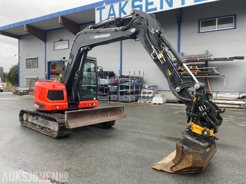 2022 Eurocomach 85SB. Engcon tilt, sentralsmøring, to skuffer, - Bager: slika 4 2022 Eurocomach 85SB. Engcon tilt, sentralsmøring, to skuffer, - Bager: slika 4