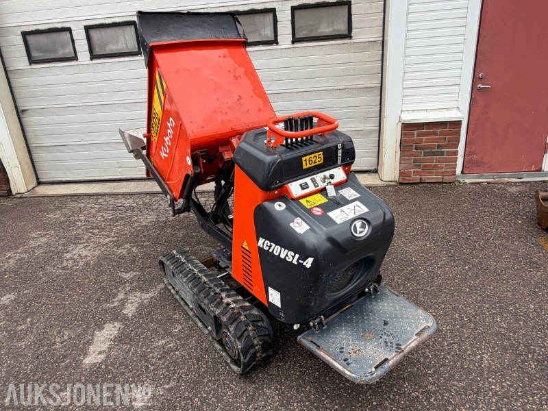 2022 Kubota KC70 minidumper - 7kW - 3600 rpm - Beltebredder - Kiper: slika 3 2022 Kubota KC70 minidumper - 7kW - 3600 rpm - Beltebredder - Kiper: slika 3