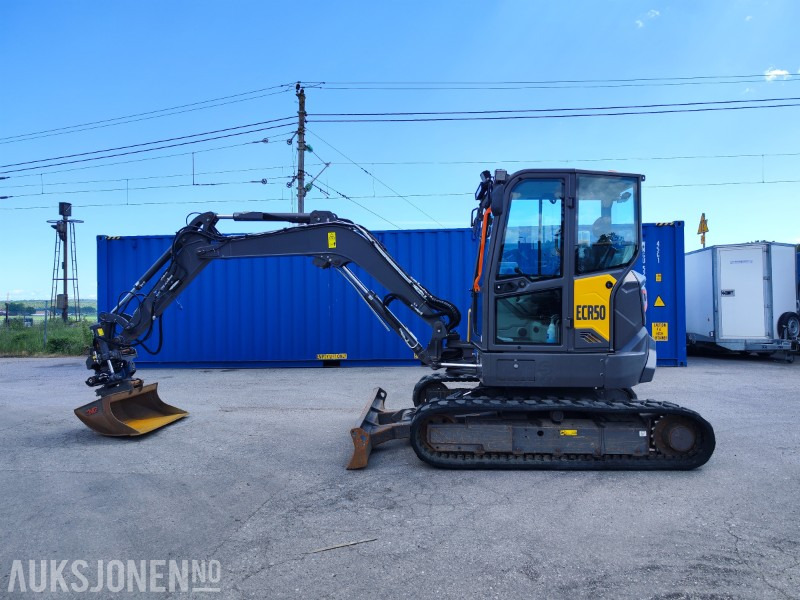 2022 Volvo ECR50F – Velutstyrt kompaktgraver, kun 728 timer - Mini bager: slika 1 2022 Volvo ECR50F – Velutstyrt kompaktgraver, kun 728 timer - Mini bager: slika 1