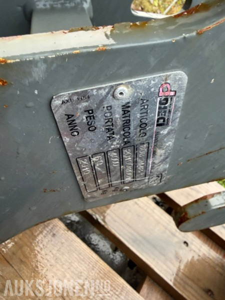 2010 Dieci BUB 2448 lastekrok 4 tonn - Dodatak za Građevinska mašina: slika 4 2010 Dieci BUB 2448 lastekrok 4 tonn - Dodatak za Građevinska mašina: slika 4