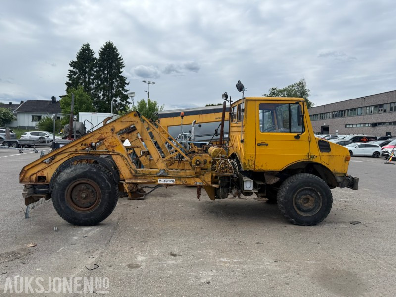 1981 Mercedes-Benz Unimog U 1000 T med kabeltrommelpåbygg – eldre, men funksjonell spesialmaskin - Korisno/ Posebno vozilo: slika 4 1981 Mercedes-Benz Unimog U 1000 T med kabeltrommelpåbygg – eldre, men funksjonell spesialmaskin - Korisno/ Posebno vozilo: slika 4