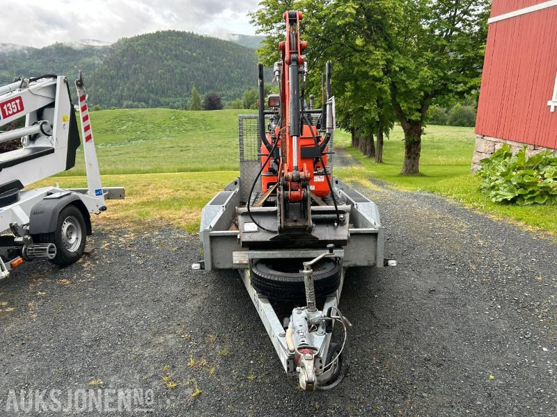 Kubota U10-3 Minigraver 2 skuffer m/tilhenger - Mini bager: slika 3 Kubota U10-3 Minigraver 2 skuffer m/tilhenger - Mini bager: slika 3