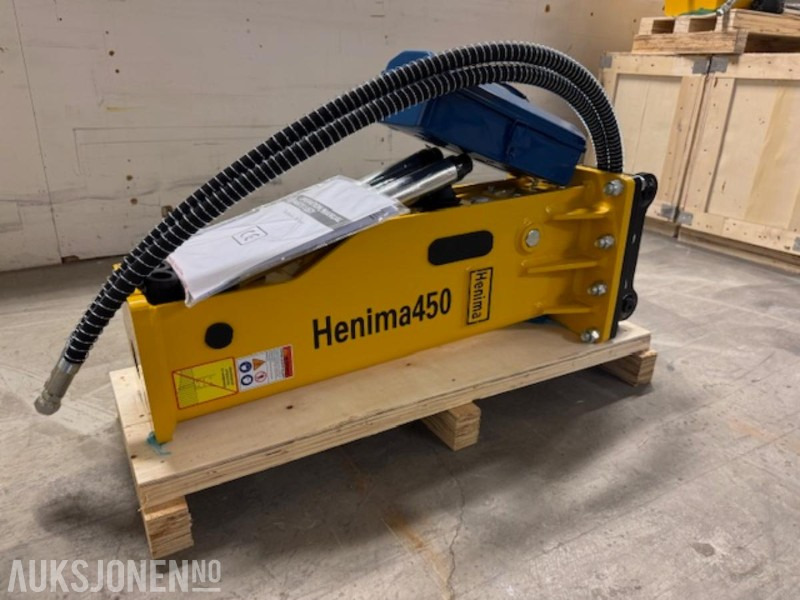 NY HENIMA 450 PIGGHAMMER TIL 1,2-3 TONNS GRAVEMASKIN S30 M/GARANTI - Hidraulični čekić za Građevinska mašina: slika 3 NY HENIMA 450 PIGGHAMMER TIL 1,2-3 TONNS GRAVEMASKIN S30 M/GARANTI - Hidraulični čekić za Građevinska mašina: slika 3