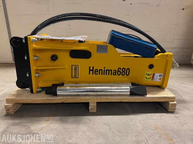 NY HENIMA PIGGHAMMER TIL 4-7 TONNS GRAVEMASKIN S40 M/GARANTI - Hidraulični čekić za Građevinska mašina: slika 1 NY HENIMA PIGGHAMMER TIL 4-7 TONNS GRAVEMASKIN S40 M/GARANTI - Hidraulični čekić za Građevinska mašina: slika 1