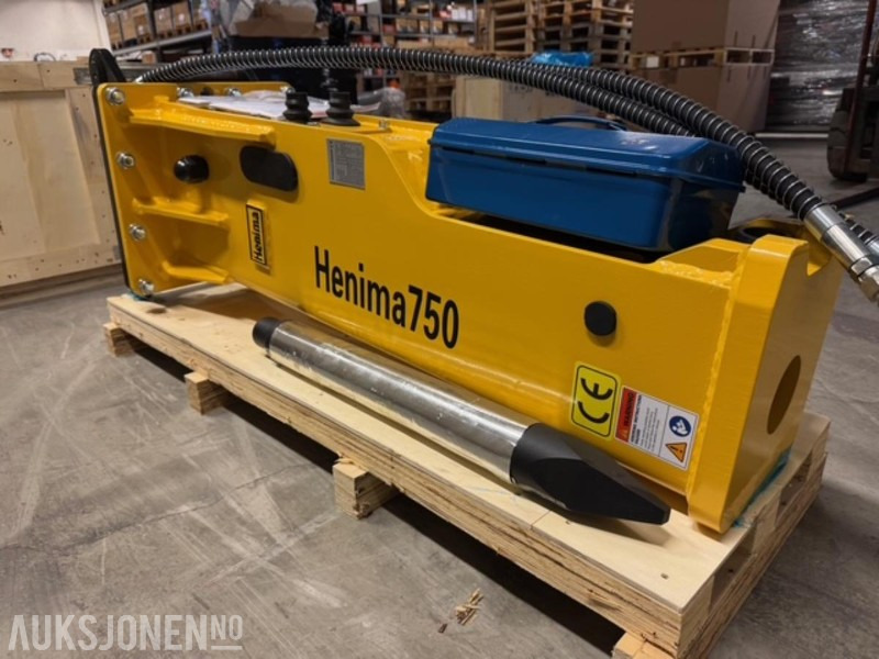 NY HENIMA PIGGHAMMER TIL 6-9 TONNS GRAVEMASKIN S50 M/GARANTI - Hidraulični čekić za Građevinska mašina: slika 5 NY HENIMA PIGGHAMMER TIL 6-9 TONNS GRAVEMASKIN S50 M/GARANTI - Hidraulični čekić za Građevinska mašina: slika 5