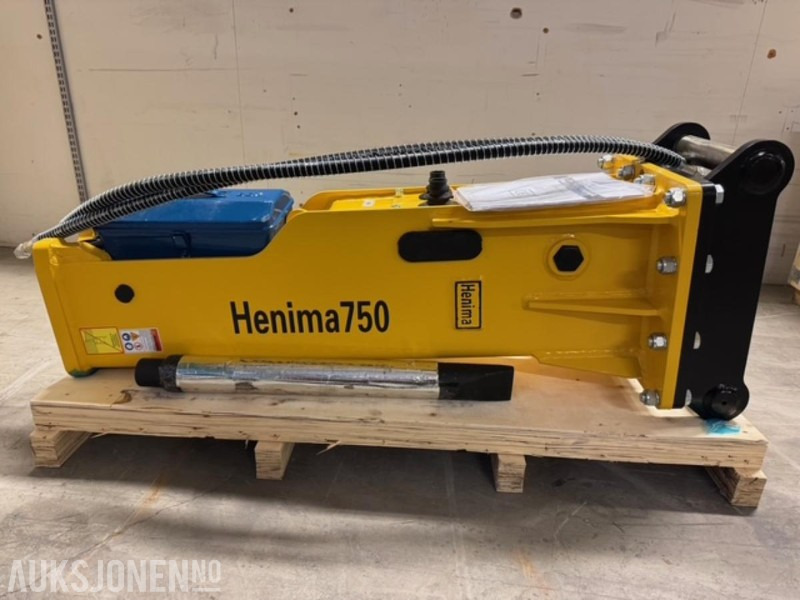 NY HENIMA PIGGHAMMER TIL 6-9 TONNS GRAVEMASKIN S50 M/GARANTI - Hidraulični čekić za Građevinska mašina: slika 1 NY HENIMA PIGGHAMMER TIL 6-9 TONNS GRAVEMASKIN S50 M/GARANTI - Hidraulični čekić za Građevinska mašina: slika 1