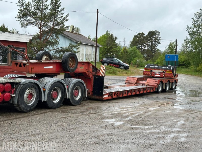 2009 Trail King TK154HED lavboy-henger - 4akslet maskinhenger med vse styring - Prikolica: slika 1 2009 Trail King TK154HED lavboy-henger - 4akslet maskinhenger med vse styring - Prikolica: slika 1