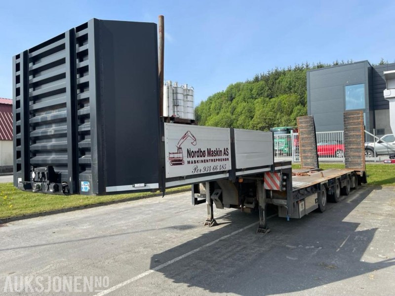 2012 FERRO-TRAILER MASKINTRALLE - 4 AKSLET - MED HYD.BREDDING - UTTREKK - HYD.KJØREBROER - TILLATT TOTALVEKT: 66000 KG. - Prikolica: slika 1 2012 FERRO-TRAILER MASKINTRALLE - 4 AKSLET - MED HYD.BREDDING - UTTREKK - HYD.KJØREBROER - TILLATT TOTALVEKT: 66000 KG. - Prikolica: slika 1