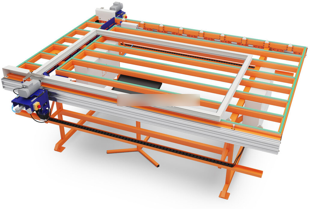 Wise Service Double-headed station for drilling holes for the impost in the frame WS402 - Mašinska alatka: slika 1 Wise Service Double-headed station for drilling holes for the impost in the frame WS402 - Mašinska alatka: slika 1