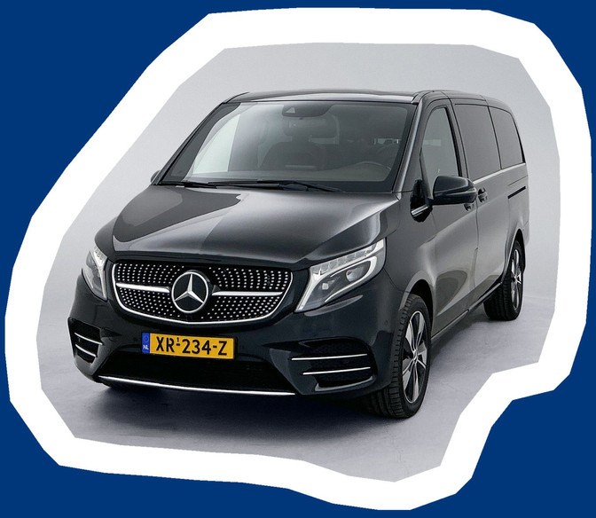 Mercedes-Benz V-Klasse 220d Lang Avantgarde Edition 8 Persoons incl. BPM Elektr schuifdeuren Nappa Leder Pano 8 zitplaatsen Geel kenteken - Minibus, Putnički kombi: slika 1 Mercedes-Benz V-Klasse 220d Lang Avantgarde Edition 8 Persoons incl. BPM Elektr schuifdeuren Nappa Leder Pano 8 zitplaatsen Geel kenteken - Minibus, Putnički kombi: slika 1