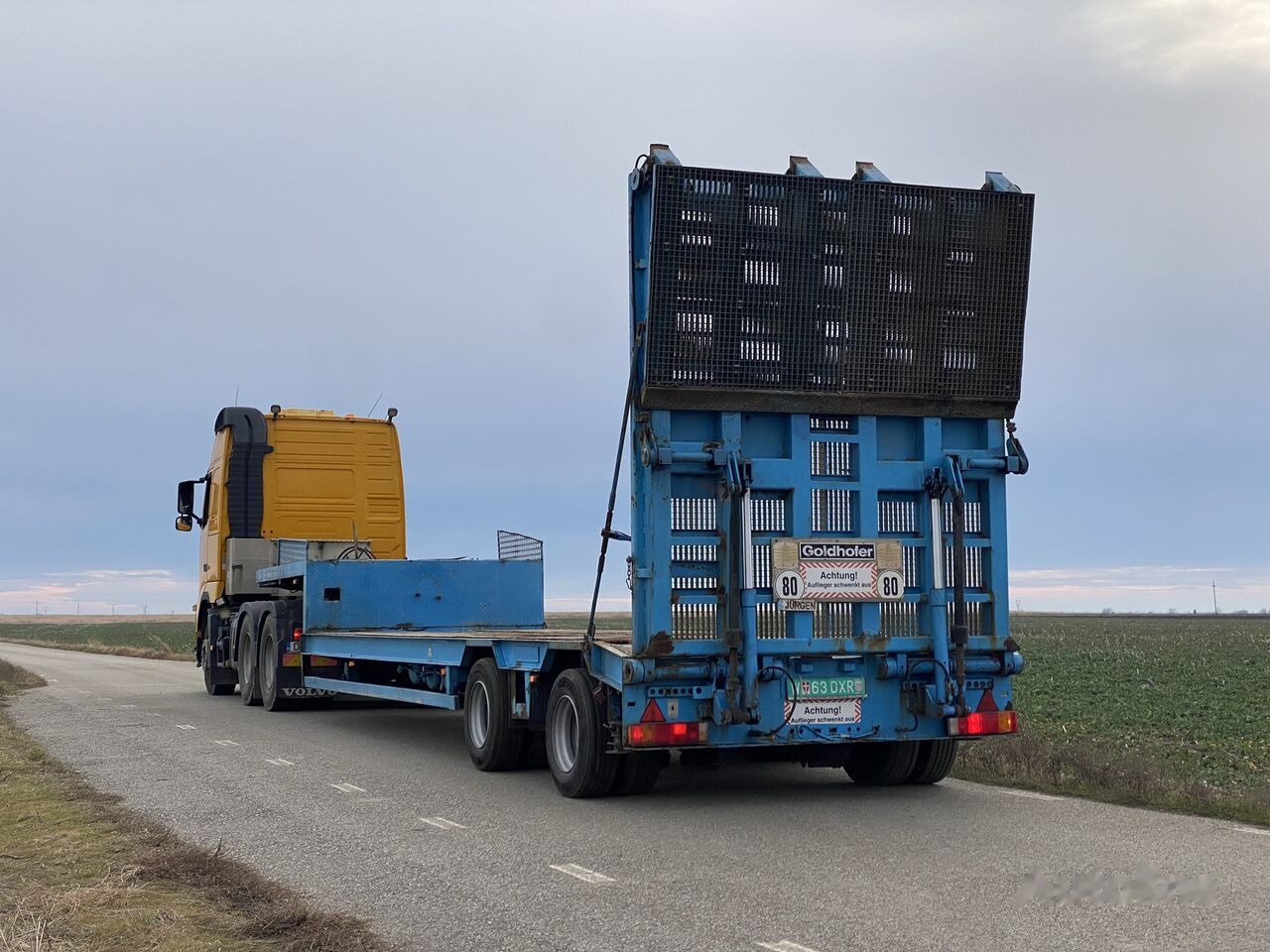 Goldhofer GOLDHOFFER STZ - L2 - 23/80 Trailer Agabaritic 2 VIRATOARE : 2 S - Niska poluprikolica za prevoz: slika 1 Goldhofer GOLDHOFFER STZ - L2 - 23/80 Trailer Agabaritic 2 VIRATOARE : 2 S - Niska poluprikolica za prevoz: slika 1