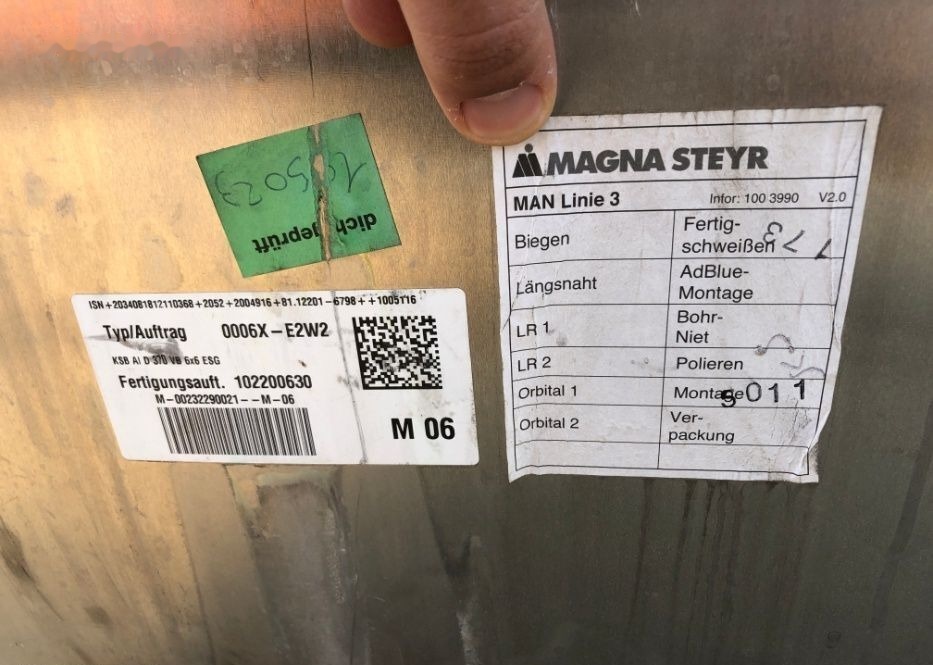 Nou marca MAGNA MAN TGX - Rezervoar za gorivo za Kamion: slika 5 Nou marca MAGNA MAN TGX - Rezervoar za gorivo za Kamion: slika 5