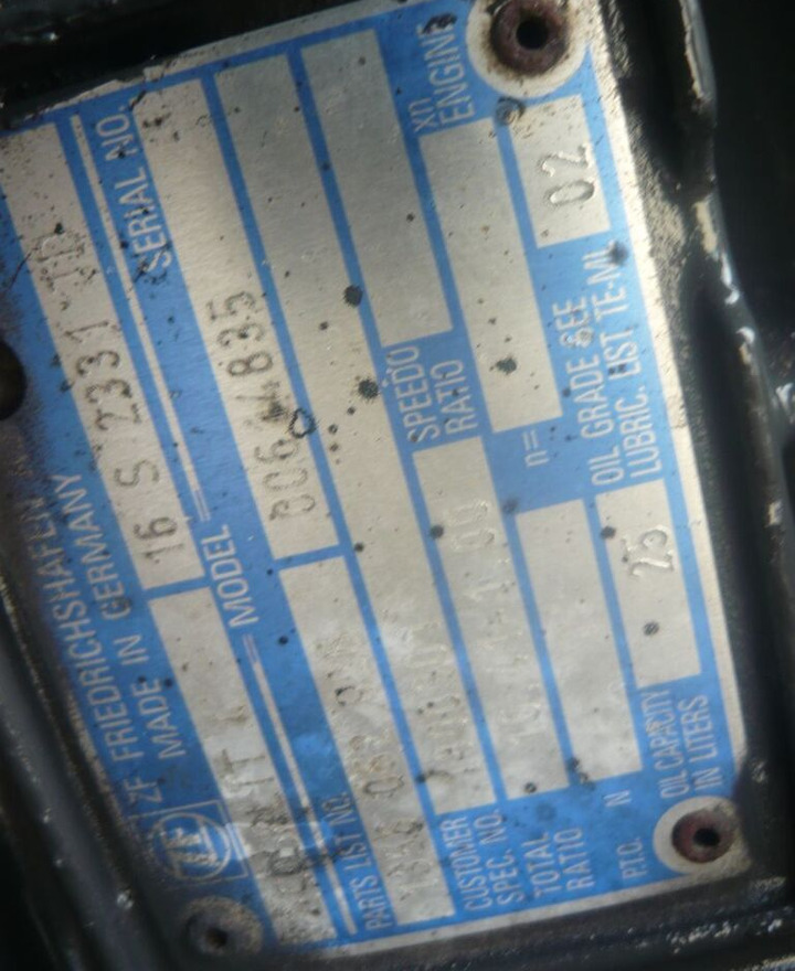 DAF ZF16S2331TD IT DAF XF 105 460 E5 - Menjač za Kamion: slika 4 DAF ZF16S2331TD IT DAF XF 105 460 E5 - Menjač za Kamion: slika 4