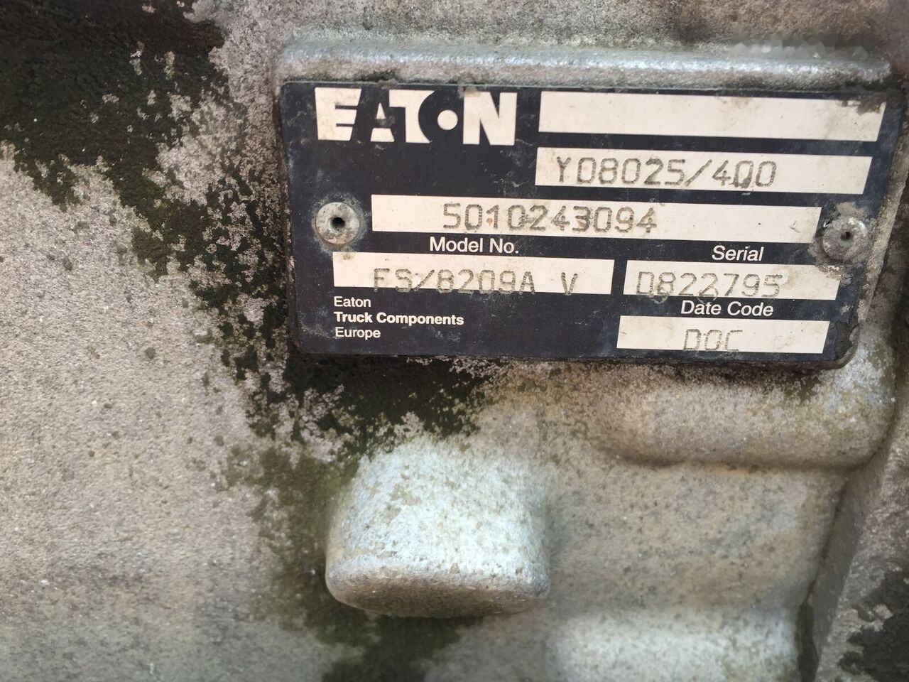 Eaton FS/8209A Y08025/400 truck - Menjač za Kamion: slika 1 Eaton FS/8209A Y08025/400 truck - Menjač za Kamion: slika 1