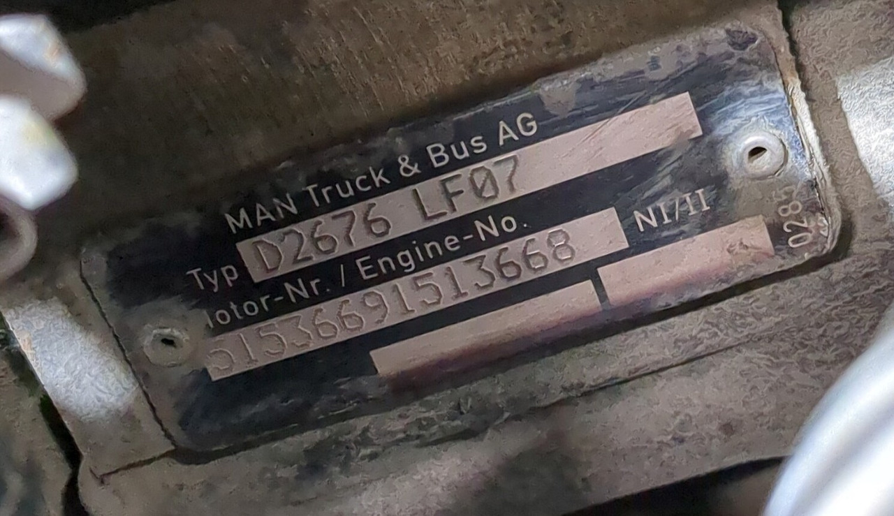 MAN D2676 LF07 MAN TGA, TGS, TGX - Motor za Kamion: slika 2 MAN D2676 LF07 MAN TGA, TGS, TGX - Motor za Kamion: slika 2