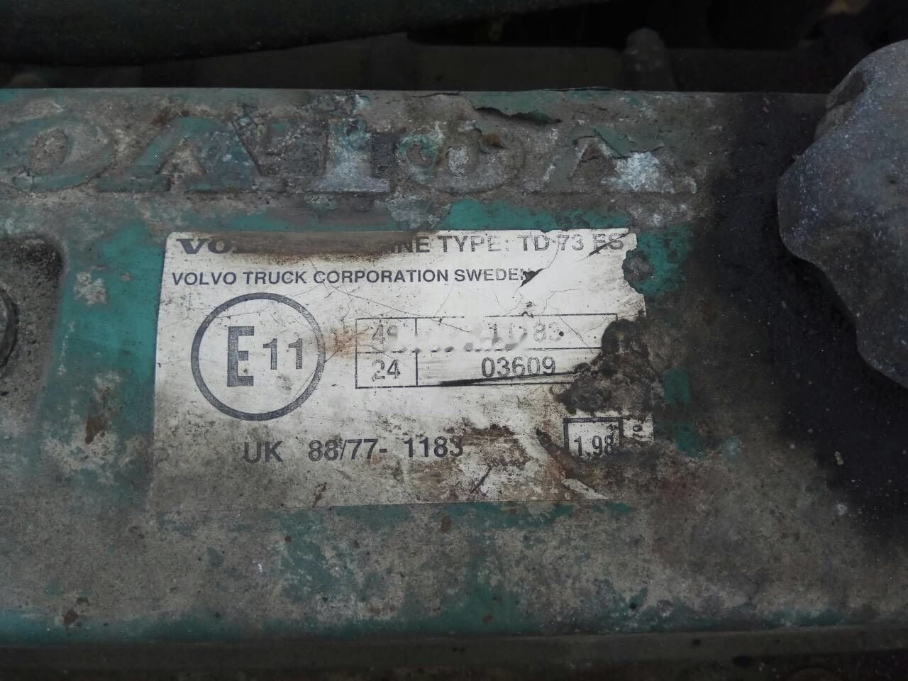Volvo TD 73 ES Volvo FL 7 - Motor za Kamion: slika 5 Volvo TD 73 ES Volvo FL 7 - Motor za Kamion: slika 5