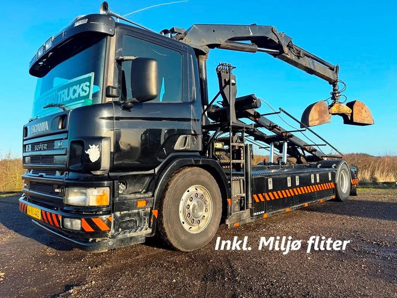 Scania P94-260 Palfinger crane PK 15002. rotor and hydr. for grabbe. - Kamion sa kablovskim sistemom: slika 4 Scania P94-260 Palfinger crane PK 15002. rotor and hydr. for grabbe. - Kamion sa kablovskim sistemom: slika 4