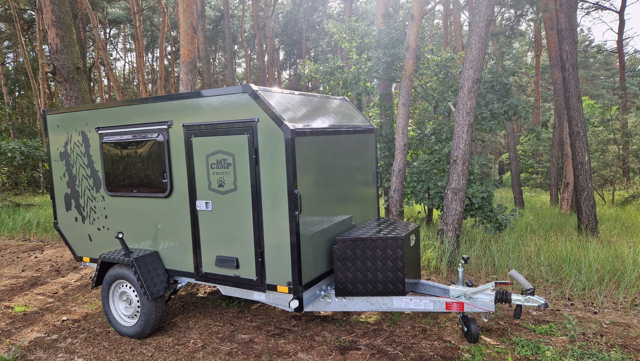 Przyczepa Off-ROAD Wyprawowa kemingowa terenowa Everest MT-CAMP Olive - Prikolica za automobil: slika 1 Przyczepa Off-ROAD Wyprawowa kemingowa terenowa Everest MT-CAMP Olive - Prikolica za automobil: slika 1