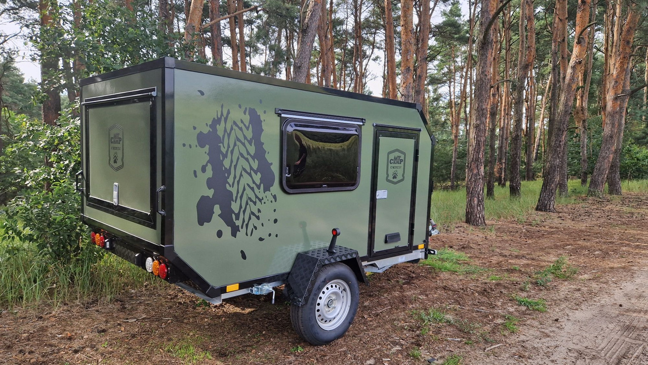 Przyczepa Off-ROAD Wyprawowa kemingowa terenowa Everest MT-CAMP Olive - Prikolica za automobil: slika 2 Przyczepa Off-ROAD Wyprawowa kemingowa terenowa Everest MT-CAMP Olive - Prikolica za automobil: slika 2