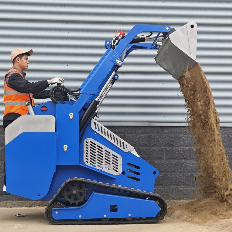 LADYS Free Shipping Mini Skid Steer Loader Compact Track Electric/Diesel Chinese Mini Skid Steer Loader For Sale With Mini Skid Steer Attachments 4 In 1 Bucket - Mini utovarivač: slika 1 LADYS Free Shipping Mini Skid Steer Loader Compact Track Electric/Diesel Chinese Mini Skid Steer Loader For Sale With Mini Skid Steer Attachments 4 In 1 Bucket - Mini utovarivač: slika 1