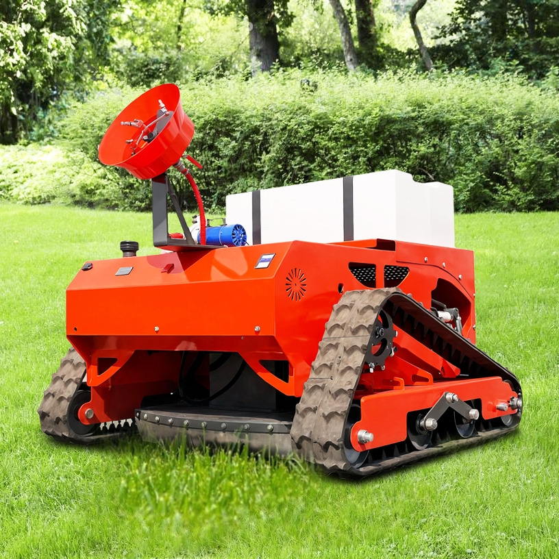 LEZUM Electric Lawn Mower Rc Remote Control Robot Gas Gasoline Electric Zero Turn Crawler Lawn Mower For Sale Grass Cutting - Baštenska kosačica: slika 5 LEZUM Electric Lawn Mower Rc Remote Control Robot Gas Gasoline Electric Zero Turn Crawler Lawn Mower For Sale Grass Cutting - Baštenska kosačica: slika 5