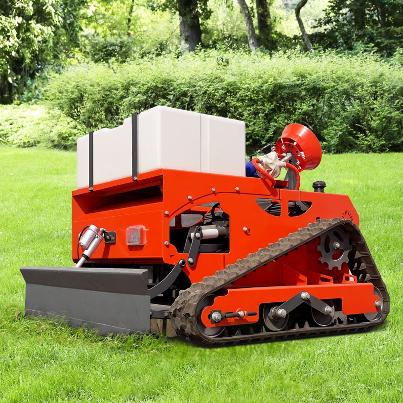 LEZUM Electric Lawn Mower Rc Remote Control Robot Gas Gasoline Electric Zero Turn Crawler Lawn Mower For Sale Grass Cutting - Baštenska kosačica: slika 3 LEZUM Electric Lawn Mower Rc Remote Control Robot Gas Gasoline Electric Zero Turn Crawler Lawn Mower For Sale Grass Cutting - Baštenska kosačica: slika 3