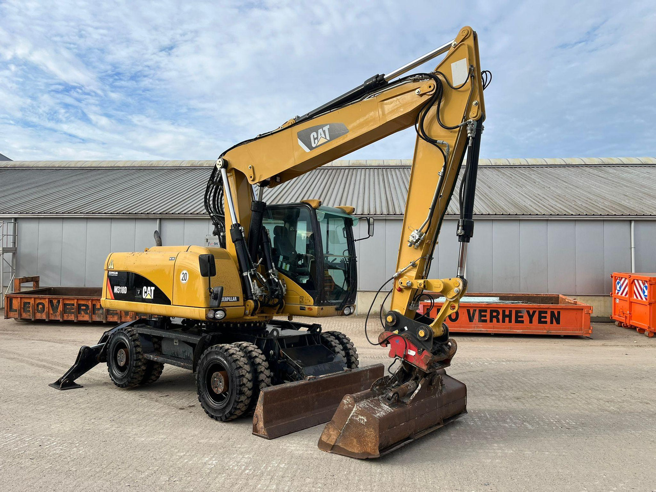 Caterpillar M318D - Bager točkaš: slika 1 Caterpillar M318D - Bager točkaš: slika 1