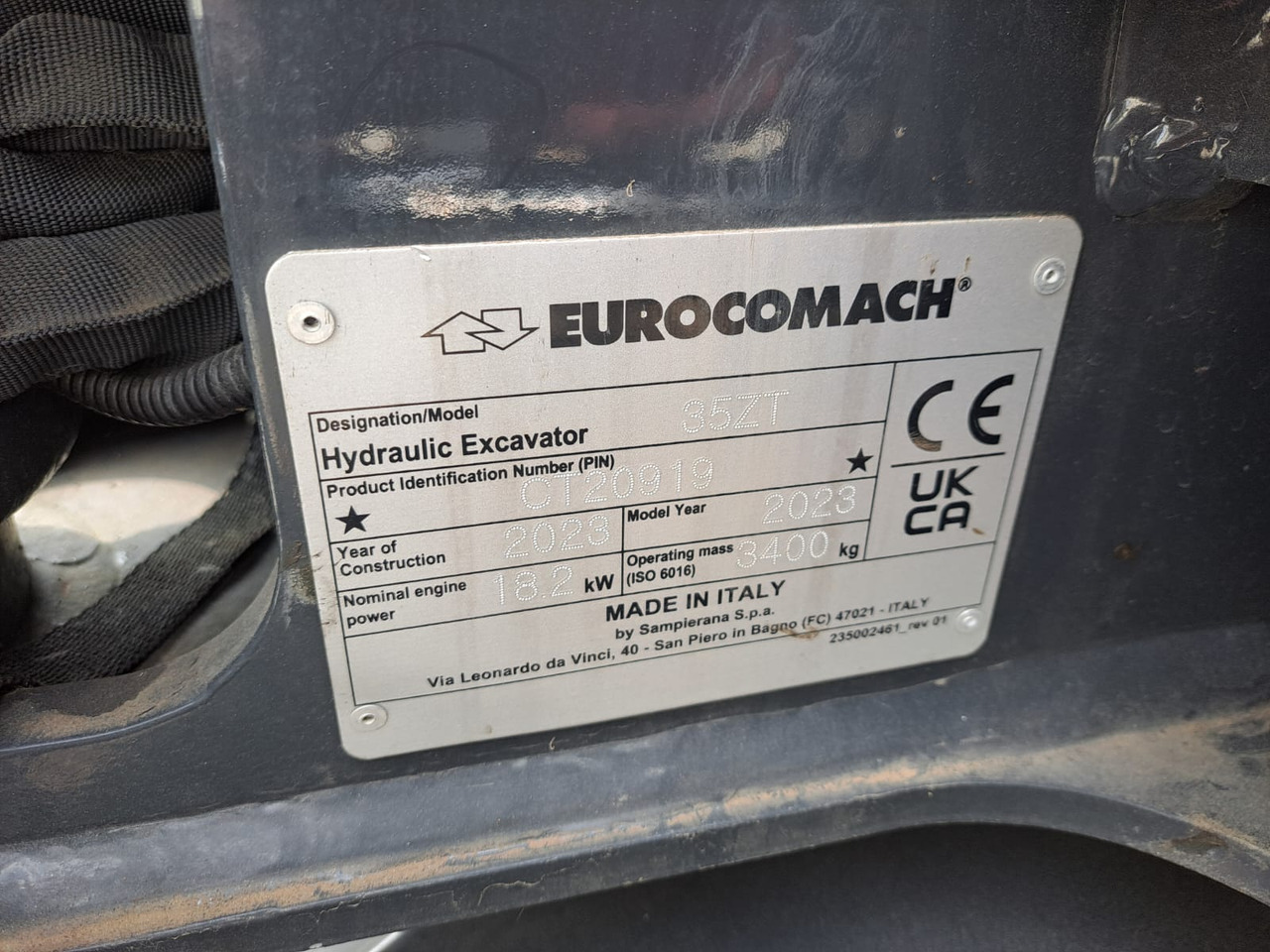 EUROCOMACH 35ZT - Bager guseničar: slika 5 EUROCOMACH 35ZT - Bager guseničar: slika 5