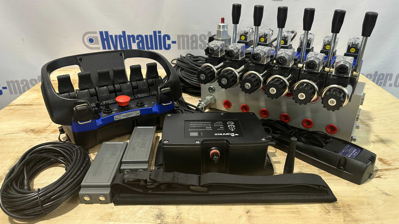 Građevinska mašina Proportional Valve Cetop valve 6 functions 16GPM 60 l/min + Scanreco G2B Radio Remote and manual operation: slika 10 Građevinska mašina Proportional Valve Cetop valve 6 functions 16GPM 60 l/min + Scanreco G2B Radio Remote and manual operation: slika 10