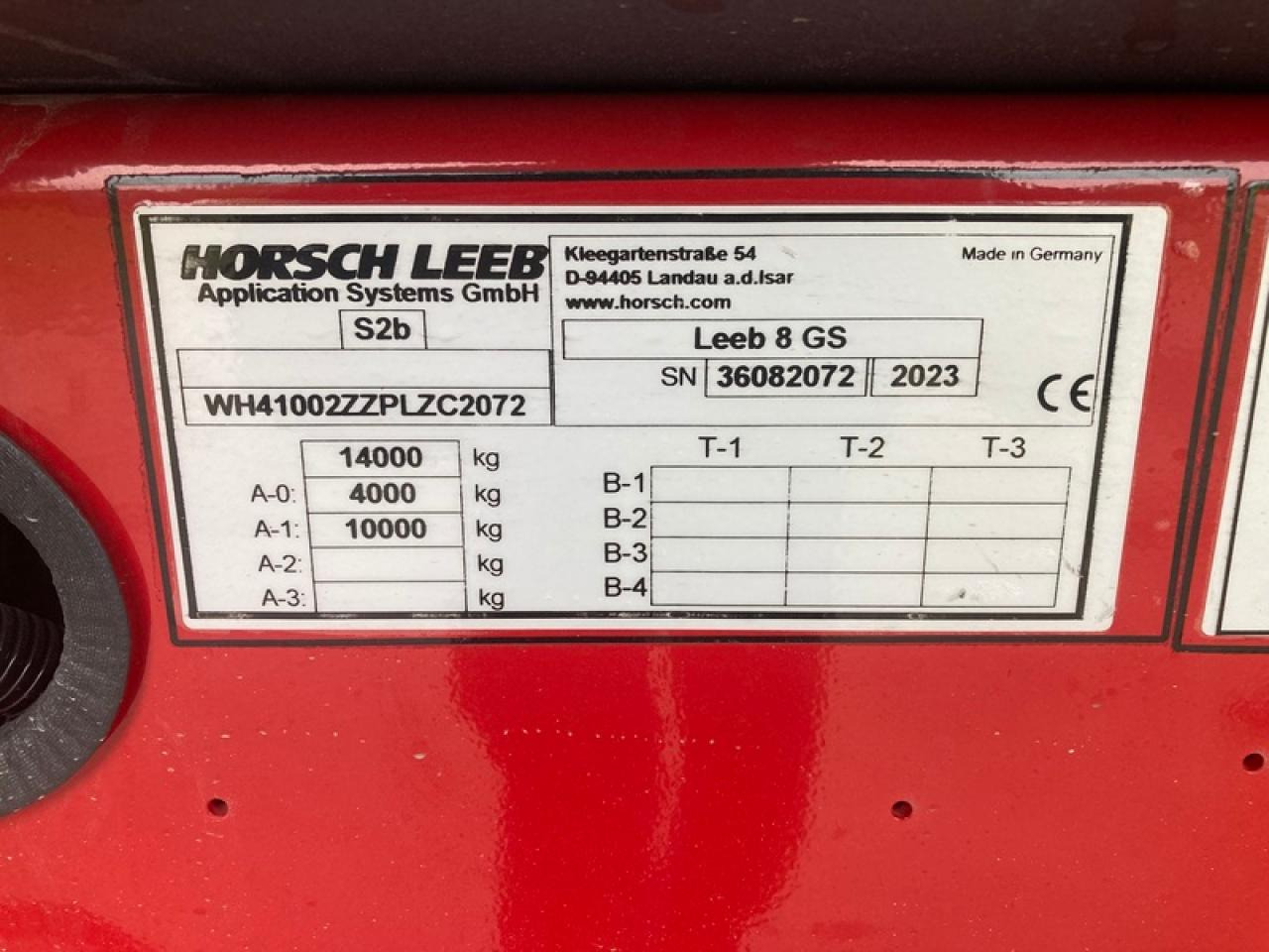 Horsch LEEB 8 GS - Vučena prskalica: slika 4 Horsch LEEB 8 GS - Vučena prskalica: slika 4