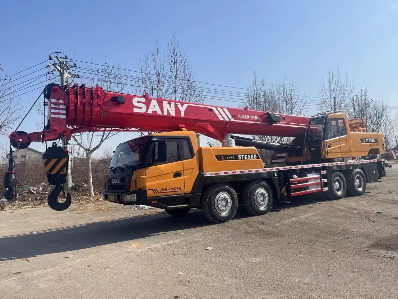 Pokretni kran Sany Used Sany STC500 Mobile Crane 50 Ton 100 Ton Capacities Truck Mo: slika 1