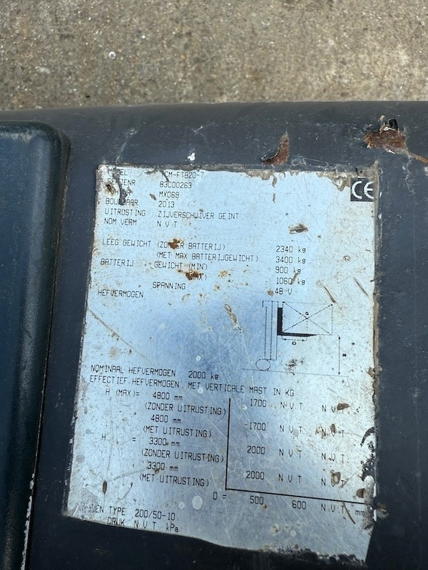 TCM FTB 20-7 - Električni viljuškar: slika 5 TCM FTB 20-7 - Električni viljuškar: slika 5