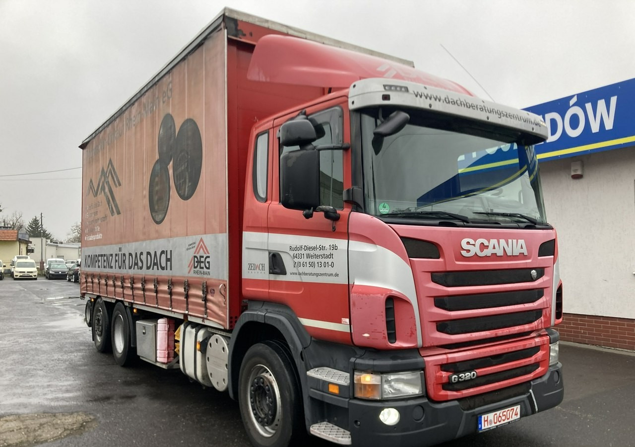 Inna Inny Scania G320 Wózek PALFINGER Firanka Plandeka plandeka Moffett 2012 - Dostavno vozilo sa ceradom: slika 4 Inna Inny Scania G320 Wózek PALFINGER Firanka Plandeka plandeka Moffett 2012 - Dostavno vozilo sa ceradom: slika 4