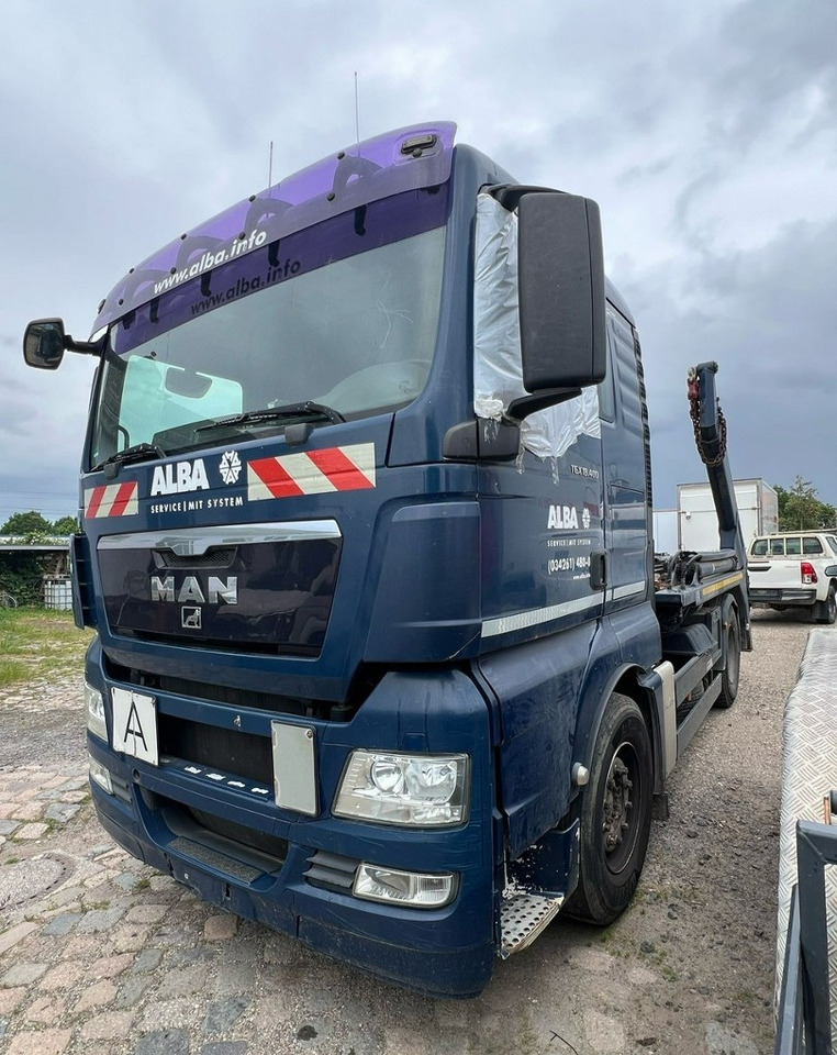 MAN Inny MAN Man TGX 18.400 Bramowiec hakowiec Meiler Model 2012 - Kamion za utovaranje kontejnera: slika 1 MAN Inny MAN Man TGX 18.400 Bramowiec hakowiec Meiler Model 2012 - Kamion za utovaranje kontejnera: slika 1