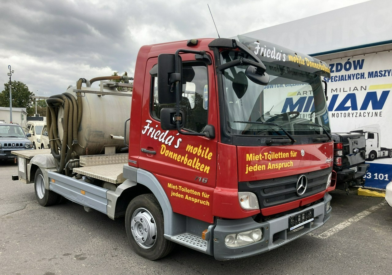 Mercedes-Benz Atego Atego716 Toitoi dowywozu WC Asanizacyjny Wuko Kanalizacja Toi Toi 20 - Vakuumska cisterna: slika 1 Mercedes-Benz Atego Atego716 Toitoi dowywozu WC Asanizacyjny Wuko Kanalizacja Toi Toi 20 - Vakuumska cisterna: slika 1