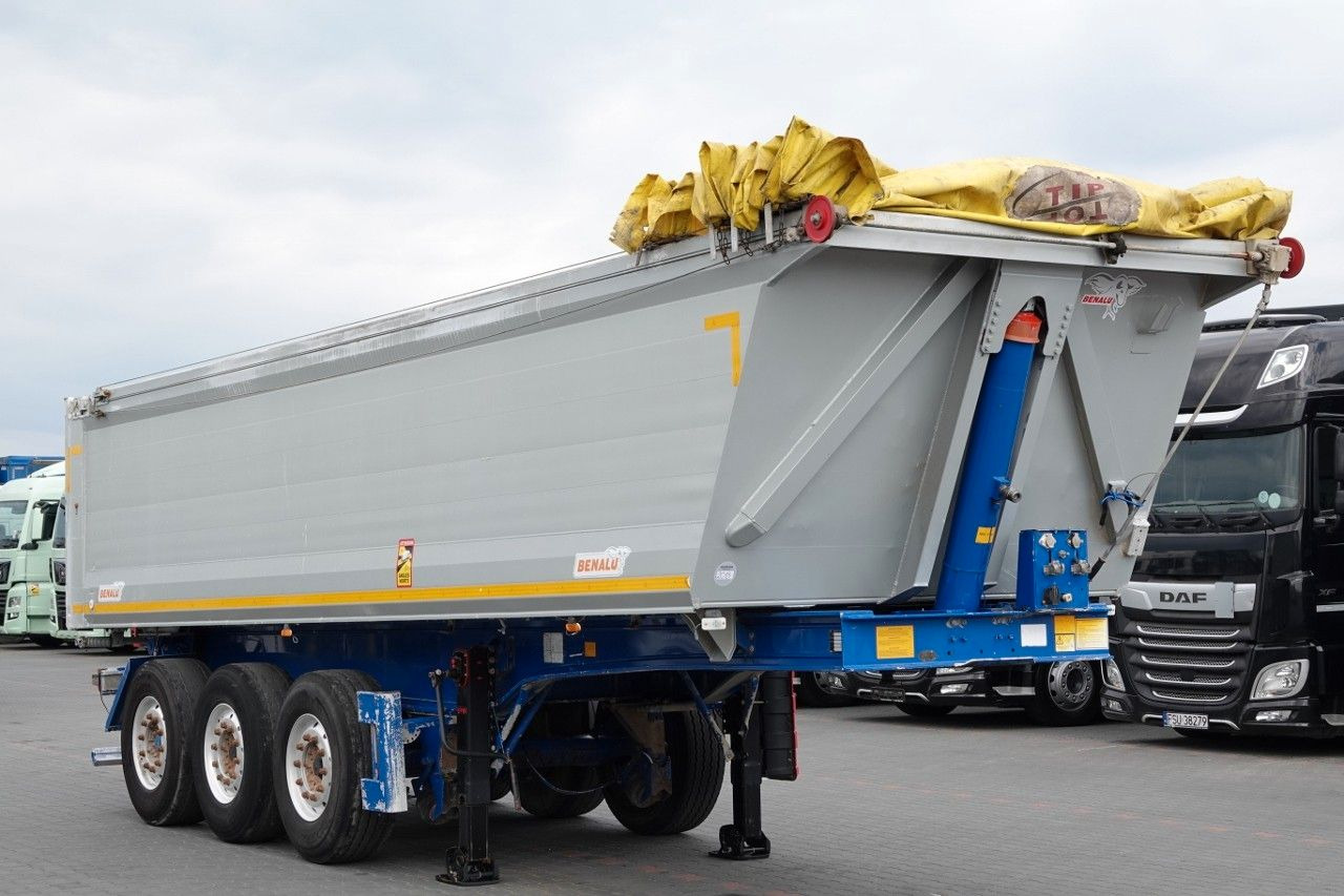 Benalu WYWROTKA / 26 m3 / ALUMINIOWA / OŚ PODNOSZONA / - Poluprikolica istovarivača: slika 1 Benalu WYWROTKA / 26 m3 / ALUMINIOWA / OŚ PODNOSZONA / - Poluprikolica istovarivača: slika 1