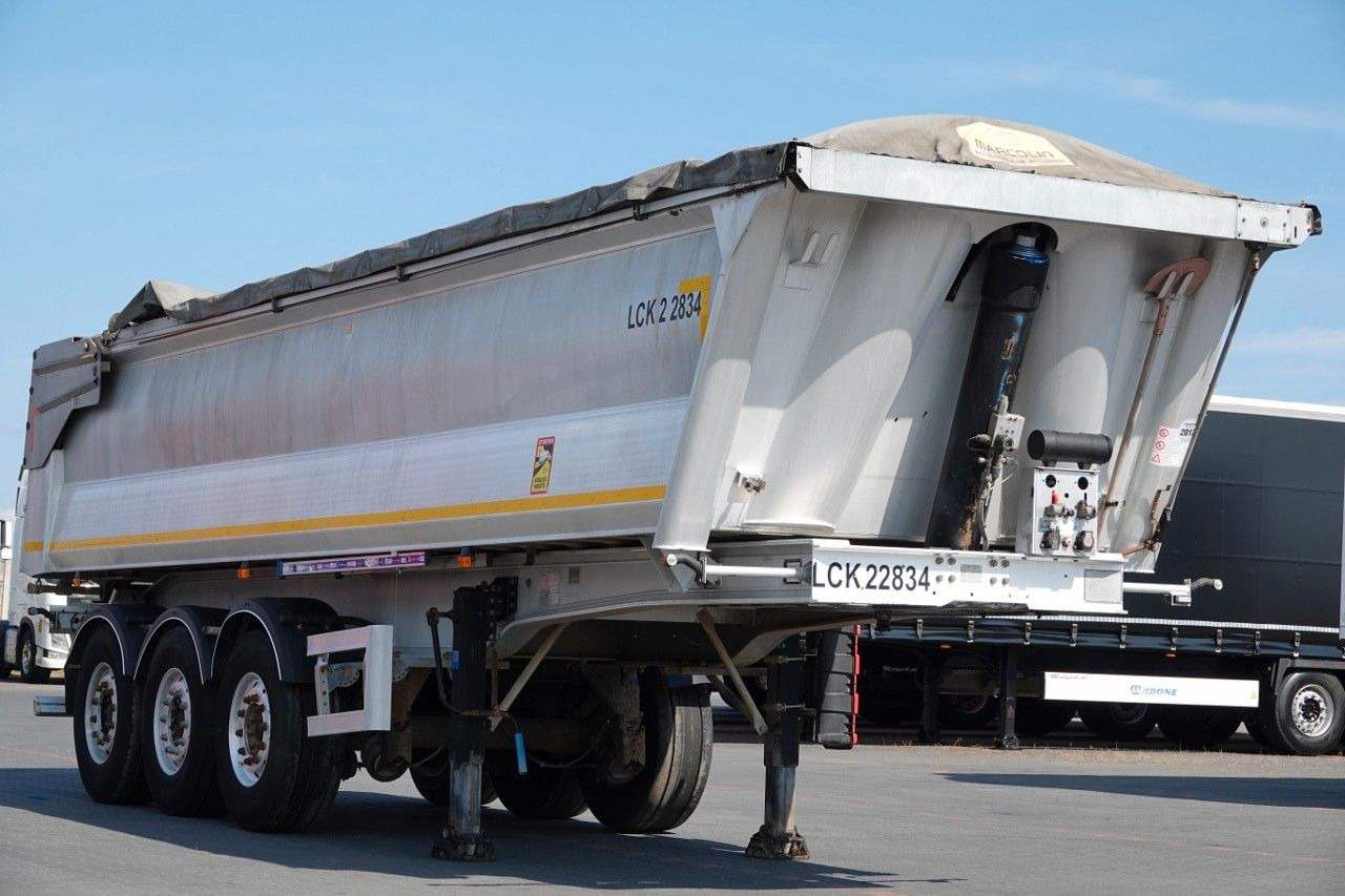 Benalu WYWROTKA 27 m3 / ALUMINIOWA / HYDRAULICZNA KLAPA - Poluprikolica istovarivača: slika 1 Benalu WYWROTKA 27 m3 / ALUMINIOWA / HYDRAULICZNA KLAPA - Poluprikolica istovarivača: slika 1
