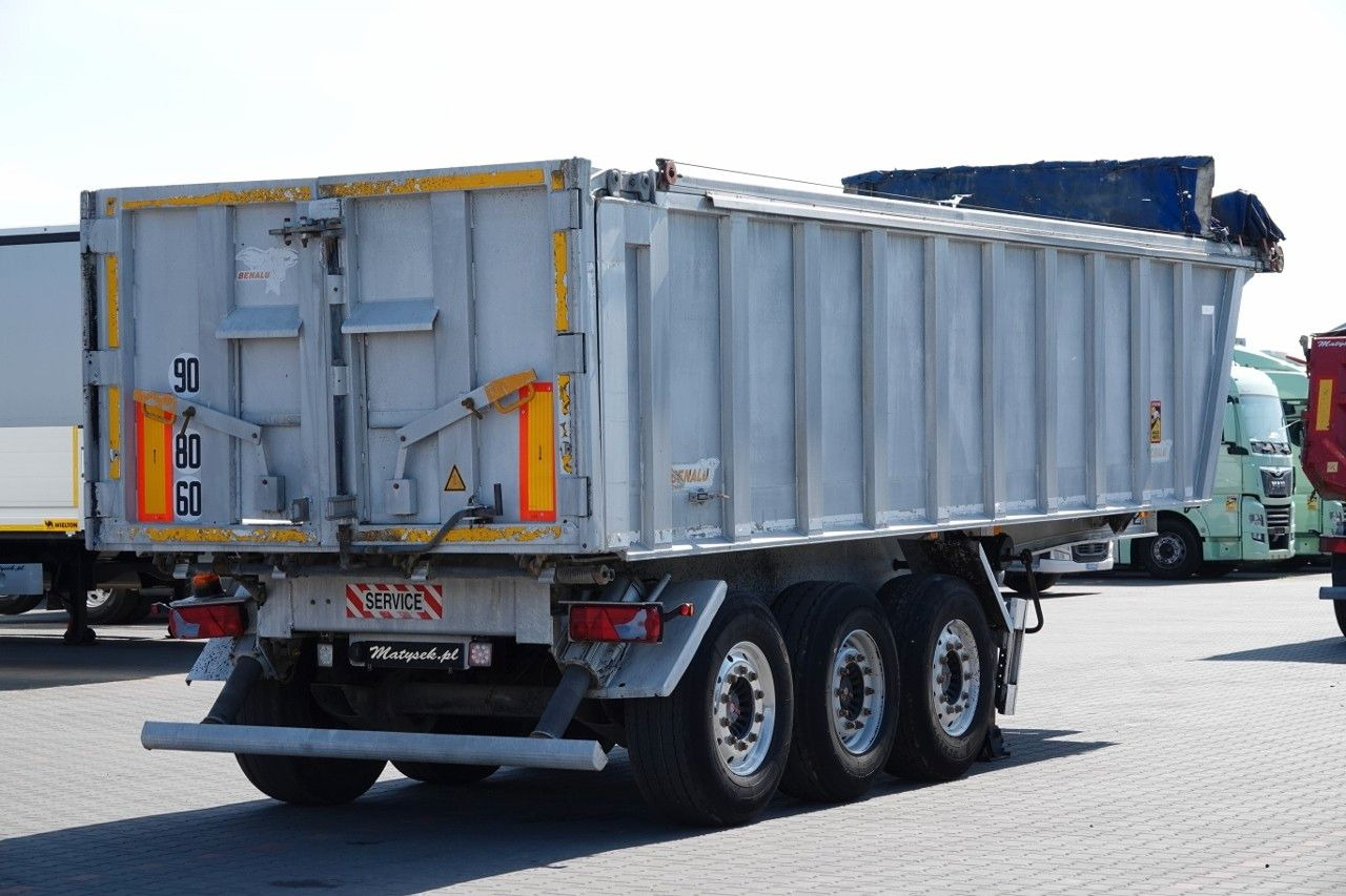 Benalu WYWROTKA / 28 m3 / ALUMINIOWA / OŚ PODNOSZONA / - Poluprikolica istovarivača: slika 4 Benalu WYWROTKA / 28 m3 / ALUMINIOWA / OŚ PODNOSZONA / - Poluprikolica istovarivača: slika 4